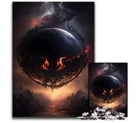 Rompecabezas de 1000 Piezas, Regalo de Planet of Devil, Rompecabezas, Juego de desafío Mental para Adolescentes y Familia, 26x38cm/10,23x14,96 Pulgadas