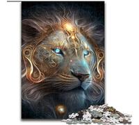 Rompecabezas de 1000 Piezas,Regalos,visiones celestiales,león,Rompecabezas para Adultos,tamaño 50x75cm, Adolescentes y coleccionistas,Ideal para decoración del hogar y Regalo de Viaje.