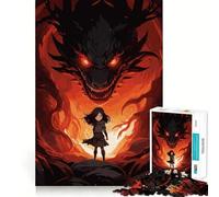 Rompecabezas de 1000 Piezas Reina de los Dragones para Adolescentes Juego Inteligente de Rompecabezas Tiempo de Aprendizaje Imagen para armar Un Regalo Encantador (38x26cm)