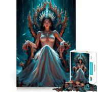 Rompecabezas de 1000 Piezas Reina del Mar para Adultos Juego Inteligente de Rompecabezas Divertido Montaje de imágenes Regalo de Temporada (50x75cm)