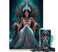 Rompecabezas de 1000 Piezas Reina del Mar para Adultos, Juguete Que desafía la Mente, Escape Tranquilo, Pieza de colección de Arte de Corte de Calidad (38x52cm)