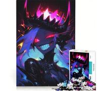 Rompecabezas de 1000 Piezas Reina Demonio con Corona, Juguetes para armar, Desafío difícil, con Piezas de Formas aleatorias Que encajan Perfectamente 50x75cm
