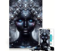 Rompecabezas de 1000 Piezas Reina Mística del Invierno para Adolescentes Rompecabezas Mental para aliviar la tensión Arte para armar Regalo Premium (50x75cm)