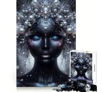 Rompecabezas de 1000 Piezas Reina Mística del Invierno para Adolescentes Rompecabezas Mental para aliviar la tensión Arte para armar Regalo Premium (50x75cm)