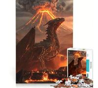 Rompecabezas de 1000 Piezas Reinado Infernal, decoración de Pared, Juego Interesante para Reducir el estrés, Regalo de Juego desafiante 38x52cm