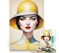 Rompecabezas de 1000 Piezas Retrato de Belleza Atemporal para Adolescentes Juguete Inteligente para Fortalecer Lazos Familiares Piezas de colección de Arte con Corte preciso 38x52cm