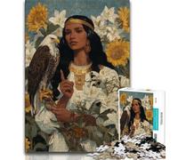 Rompecabezas de 1000 Piezas Retrato de María la Madre para Adolescentes Ejercita el Cerebro Juguetes adictivos para Cultivar la Paciencia Juego de desafío único (38x26cm)