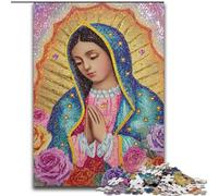 Rompecabezas de 1000 Piezas Retrato de María la Madre para Adultos y Adolescentes Diversión en casa para armar Patrones, Regalo de cumpleaños o de Viaje (26x38cm)