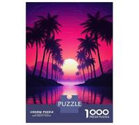 Rompecabezas De 1000 Piezas Retro Neon Dreams Rompecabezas para Adultos Juego De Ingenio Análisis Y Lógica Interacción Entre Padres E Hijos 38x26cm/1000pcs