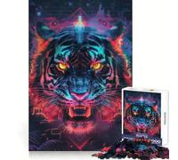 Rompecabezas de 1000 Piezas Ritual del Tigre Ancestral para Adolescentes Actividad de Ocio Que estimula el Pensamiento Encaje Firme Regalo Ideal (50x75cm)