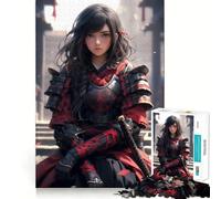 Rompecabezas de 1000 Piezas Romance Samurai para Adultos: Mejora la Memoria, Calma la Mente, diseño, Montaje, Regalo Creativo (50x75cm)