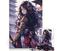 Rompecabezas de 1000 Piezas Romance Samurai para Adultos y Adolescentes Juguete Intelectual para el hogar Disfrute de un Corte de Calidad Regalo clásico (38x26cm)