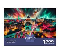 Rompecabezas De 1000 Piezas Rome Cityscape with Lightning Sky Rompecabezas Juguetes Antiestrés Decoración De Pared Cumpleaños Y Navidad 70x50cm/1000pcs