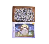 Rompecabezas de 1000 piezas rompecabezas de madera Mi vecino totoro
