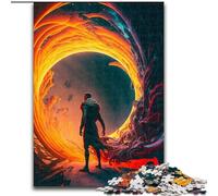 Rompecabezas de 1000 Piezas, Rompecabezas de Viajero en el Tiempo para Adultos, tamaño 50x75cm, Adolescentes y coleccionistas, Ideal como decoración del hogar y Regalo de Viaje.