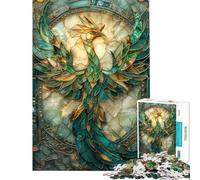 Rompecabezas de 1000 Piezas Rompecabezas Kintsugi Ave Fénix para Adultos Juguete antiestrés Análisis y lógica Regalo Ideal para Toda la Familia (Tamaño 38x52cm)