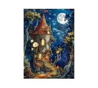 Rompecabezas de 1000 piezas, rompecabezas para adultos, desafiante rompecabezas para toda la familia, regalos para mujeres, regalos para hombres, tema: castillo antiguo