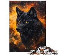 Rompecabezas de 1000 Piezas - Rompecabezas Stellar Wolf para Adolescentes dificultad Alta Cada Pieza es única Juguetes y Juegos educativos (38x26cm)