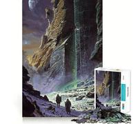 Rompecabezas de 1000 Piezas Ruinas Antiguas del Cosmos para Adultos Diversión para ejercitar la Mente Corte de precisión Bordes Lisos Actividad Absorbente para Noches tranquilas (50x75cm)