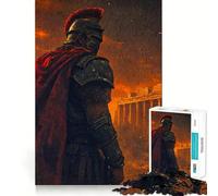 Rompecabezas de 1000 Piezas Ruinas de Guerreros Romanos para Adolescentes, Ideal para estimular la Memoria, calmar la evasión y armar una cálida Sorpresa (38x52cm)