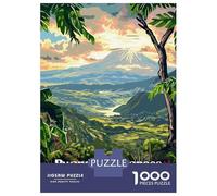 Rompecabezas De 1000 Piezas - Rwanda Volcanoes Landscape Rompecabezas para Adolescentes Juego Familiar Análisis Y Lógica Trato como Regalos para Toda La Familia 38x26cm/1000pcs