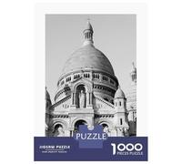 Rompecabezas De 1000 Piezas Sacré-Cœur Basilica, Paris Rompecabezas para Adultos Juego Práctico para Aliviar El Estrés Cumpleaños Y Navidad 38x26cm/1000pcs