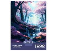 Rompecabezas De 1000 Piezas Sakura Cherry Blossom Art Rompecabezas para Adultos, Juguete, Decoración De Pared, Regalos Divertidos Y Humorísticos De Navidad Y Cumpleaños 70x50cm/1000pcs