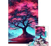Rompecabezas de 1000 Piezas Sakura Dreamscape Japan Puzzle para Adultos Juego de ingenio para divertirse en Familia Regalos para Amigos y Familiares (Tamaño 50x75cm)