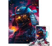 Rompecabezas de 1000 Piezas Samurai Galaxy Warrior Juego Familiar Desafío de Inteligencia Juguete adictivo Gran Regalo para Juegos Regalo de cumpleaños (Tamaño 38x26cm)