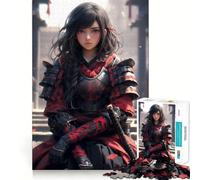 Rompecabezas de 1000 Piezas Samurai Romance Teenagers para Adolescentes, Juguete de lógica para divertirse en Interiores, Regalo Memorable (38x26cm)