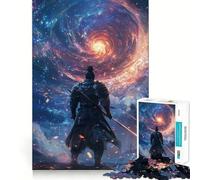 Rompecabezas de 1000 Piezas Samurái y vórtice cósmico para Adolescentes, Juguete de lógica para divertirse en Interiores, Regalo Memorable (50x75cm)
