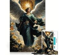Rompecabezas de 1000 Piezas San Gabriel es un ángel Que Sirve como Mensajero de Dios para Adolescentes Juguete para desarrollar la Mente, Divertido y fácil de armar Regalo Elegante 38x26cm