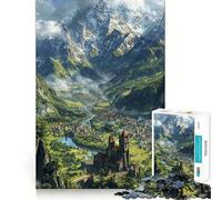 Rompecabezas de 1000 Piezas Secretos de la Catedral para Adultos y Adolescentes Ideal para Recordar, estimular la Calma y desconectar Corte Suave Regalo conmovedor (38x52cm)