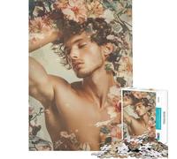 Rompecabezas de 1000 Piezas Seducción Floral Divertidas Actividades en casa Un Juego Imposible Divertido y con Humor para Mayores de 14 años (38x26cm)