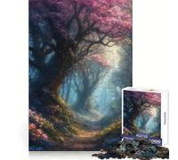 Rompecabezas de 1000 Piezas Sendero en el Bosque Mágico para Adolescentes Juego Mental Juguete para el hogar Corte preciso (38x52cm)
