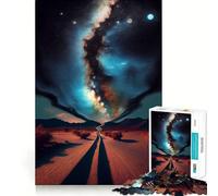 Rompecabezas de 1000 Piezas Sendero hacia una Puerta de Nebulosa Decoración con Corte preciso Juego Mental Regalo Ideal para Momentos de relajación Actividad de cumpleaños (50x75cm)