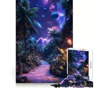 Rompecabezas de 1000 Piezas Sendero místico en la Jungla para Adultos y Adolescentes Juego Mental, diversión Tranquila, Bordes Afilados, Regalo Memorable (50x75cm)