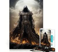 Rompecabezas de 1000 Piezas Señor de la Muerte del Inframundo para Adolescentes Diversión,tamaño Uniforme,Piezas precisas,Actividad Relajante para Grupos en Interiores (38x26cm)