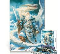 Rompecabezas de 1000 Piezas Señor Dragón de Invierno para Adolescentes Pensamiento Claro, interacción fluida, Encaje Firme, Bonito Regalo (38x52cm)