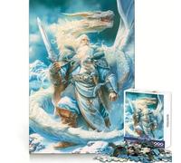 Rompecabezas de 1000 Piezas Señor Dragón de Invierno para Adolescentes Pensamiento Claro, interacción fluida, Encaje Firme, Bonito Regalo (38x26cm)