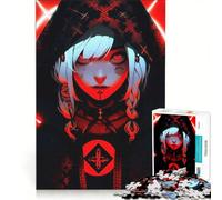 Rompecabezas de 1000 Piezas Señor Vampiro Gótico y Bruja, Juego Práctico, Regalo de Cumpleaños, Cumpleaños y Navidad 50x75cm