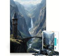Rompecabezas de 1000 Piezas Sentinel of The Forgotten Vale para Adultos Juguete para ejercitar la Mente Diseño Casual y Relajante Colección de Arte para armar Pieza (38x52cm)