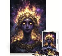 Rompecabezas de 1000 Piezas Ser Celestial con Corona de Fuego para Adultos Rompecabezas Que desarrolla la lógica,es un Escape Relajante y preciso (50x75cm)