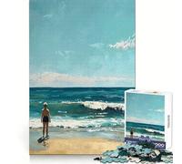Rompecabezas de 1000 Piezas Serenidad Junto al mar para Adolescentes Ideal para estimular la Memoria, para el hogar y el Ocio Un Regalo Encantador (50x75cm)