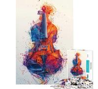 Rompecabezas de 1000 Piezas Sinfonía Vibrante Que Ayuda a ejercitar el Cerebro Decoración para el hogar Juego Familiar para Mayores de 14 años Juego de Rompecabezas Incluido (50x75cm)