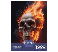 Rompecabezas De 1000 Piezas - Skull Heat and Power Rompecabezas para Adolescentes Juego Familiar Análisis Y Lógica Trato como Regalos para Toda La Familia 70x50cm/1000pcs