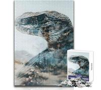 Rompecabezas de 1000 Piezas Snake in The Sands para Adolescentes Actividad educativa Divertida y lógica Toque cálido Tamaño 50x75cm