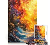 Rompecabezas de 1000 Piezas Soberanía Cósmica para Adolescentes Divertido Juego de construcción de Patrones Regalo clásico de Navidad (38x26cm)