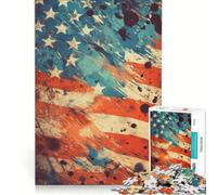 Rompecabezas de 1000 Piezas sobre la Historia de Estados Unidos, Juego práctico para Entrenar la Mente y Las Manos, con Piezas de Formas aleatorias Que encajan Perfectamente 50x75cm