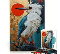 Rompecabezas de 1000 Piezas Sol con martín Pescador para Adolescentes Recuerda, Mejora, Calma, Mente Clara Arte Coleccionable 38x26cm